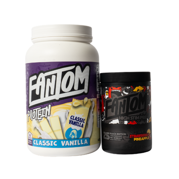 Fantom Protein and High Stim Pre Workout Stack