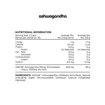 Switch Nutrition Ashwagandha Capsules